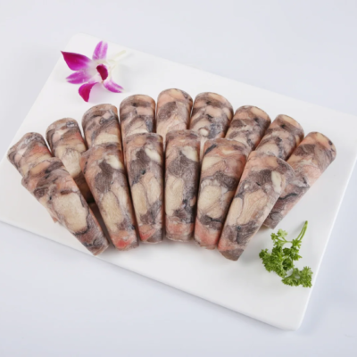 Premium Silkie Chicken Rolls (Black-Boned Chicken) – Bulk Pack (2.5kg x 6 Rolls)