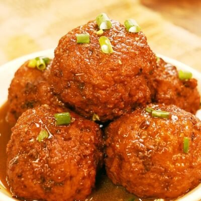 Traditional Braised Lion's Head Meatballs – 8kg Bulk Catering Pack (2kg x 4 Bags)