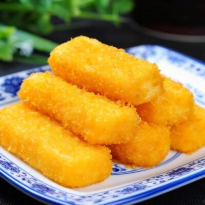 Golden Crispy Fried Milk Custard – 800g*10 Packs (Bulk Savings)